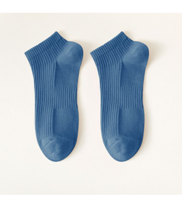 Unisex Ankle Socks | Breathable Ribbed Xinjiang Cotton | One Size 35–42 EU