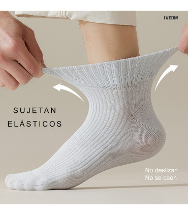 Unisex Low-Cut Socks | Breathable Ribbed Xinjiang Cotton | One Size 35–42 EU
