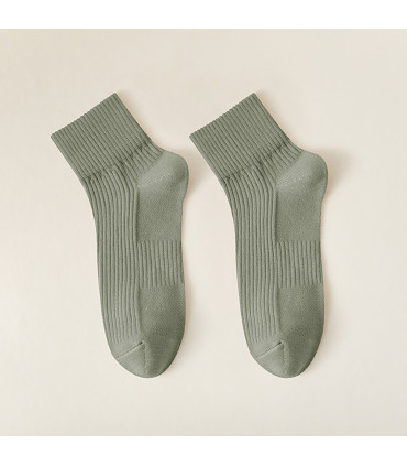 Unisex Low-Cut Socks | Breathable Ribbed Xinjiang Cotton | One Size 35–42 EU