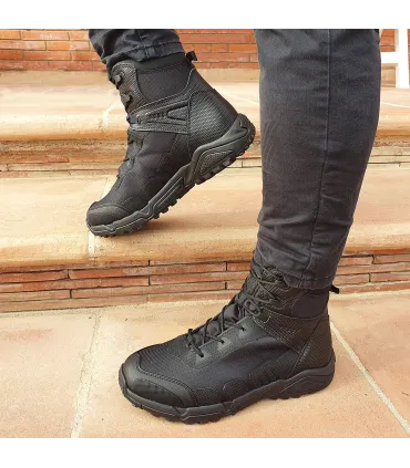 INSIGNIA MEMBRANE - Botte Professionnelle Policière Ultra Légère | Antidérapante, Anti-Perforation