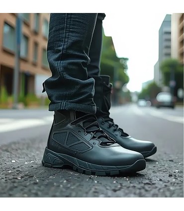 SNAKE MEMBRANE - Professional High Boots with Zipper | Ultra Lightweight | Slip-Resistant | Scanner Safe