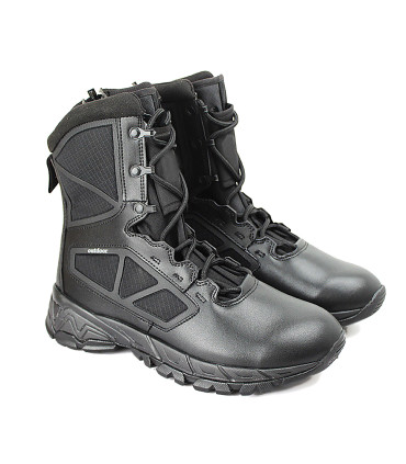 SNAKE MEMBRANE - 8" Ultra-Light Police Boot | YKK Zipper | Anti-Slip Sole | 3D PU | Scanner Safe | Sizes 37-48 EU