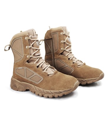 LEOPARD - Stivale Militare Professionale con Cerniera | Ultra Leggero | Antiscivolo