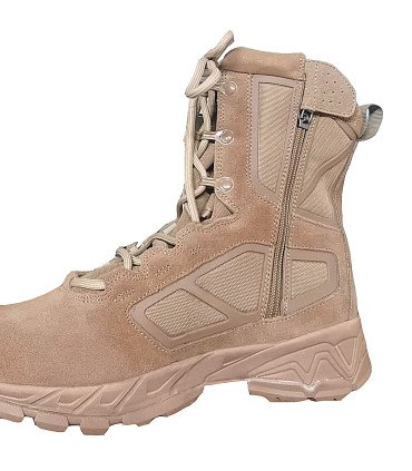 LEOPARD - Stivale Militare Professionale con Cerniera | Ultra Leggero | Antiscivolo