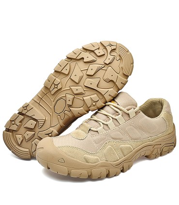 SCORPION - Zapatillas Tácticas Outdoor 4" Impermeables | Piel Gamuza & Denim| Suela Antideslizante | 36-48 EU