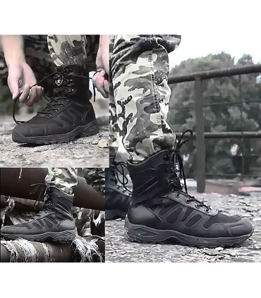 LIZARD MESH - 8" Unisex Ultra-Light Combat Training Boot | Anti-Puncture Insole | Anti-Slip Sole | 37-46 EU