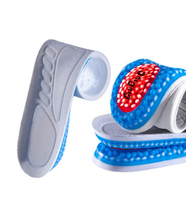 RZoom Sports Insoles Unisex | Latex and PU | Air and Silicone Cushioning | Breathable and Absorbent | 34-45 EU