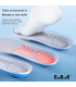 RZoom Sports Insoles Unisex | Latex and PU | Air and Silicone Cushioning | Breathable and Absorbent | 34-45 EU