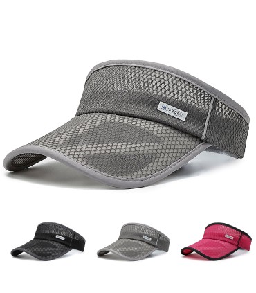 DASZEK - SPORT MODERN | Ochrona UV Unisex | Sztywny Szeroki Daszek | Siatka Wentylacyjna | Regulacja Elastyczna z Klipsem