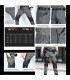CROSS-BORDER RAIDERS QC18 | Pantalones Largos Tácticos Asalto Hombre | Resistente, Ergonómico, Outdoor, Bolsillos Estratégicos