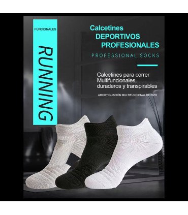 Unisex Low-Cut Sports Socks | Combed Cotton | One Size 36–43 EU