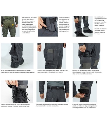 PIONEER PANTS - Q11 | Pantalon Multifonction, Imperméable et Très Résistant