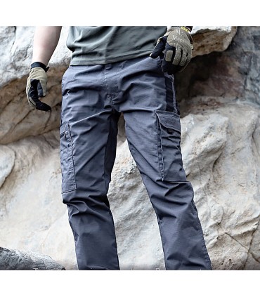 BEETLE TROUSERS - 046 | Calças de Treino Táticas Masculinas | Cintura Elástica e Corte Elegante