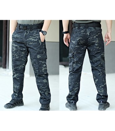 BEETLE TROUSERS - 046 | Calças de Treino Táticas Masculinas | Cintura Elástica e Corte Elegante