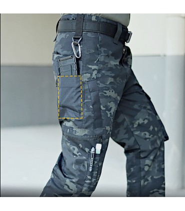 BEETLE TROUSERS - 046 | Calças de Treino Táticas Masculinas | Cintura Elástica e Corte Elegante