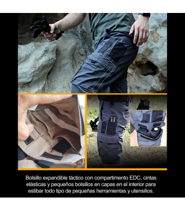 BEETLE TROUSERS - 046 | Pantalon d’Entraînement Tactique pour Homme | Taille Élastique et Coupe Élégante