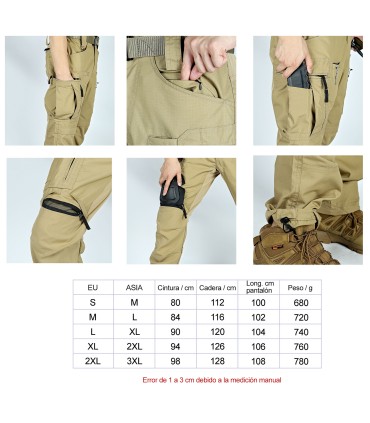 TACTICAL TRAINING TROUSERS - P40 | Calças Táticas de Treino e Montanhismo com Joelheiras