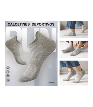 Trendy Unisex Low-Cut Sports Socks | Medium Thick Cotton | One Size 36–42 EU