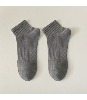 Unisex Short Sports Socks | Breathable Fine Cotton with Mesh | One Size 36–41 EU