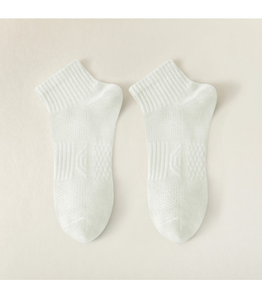Unisex Short Sports Socks | Breathable Fine Cotton with Mesh | One Size 36–41 EU
